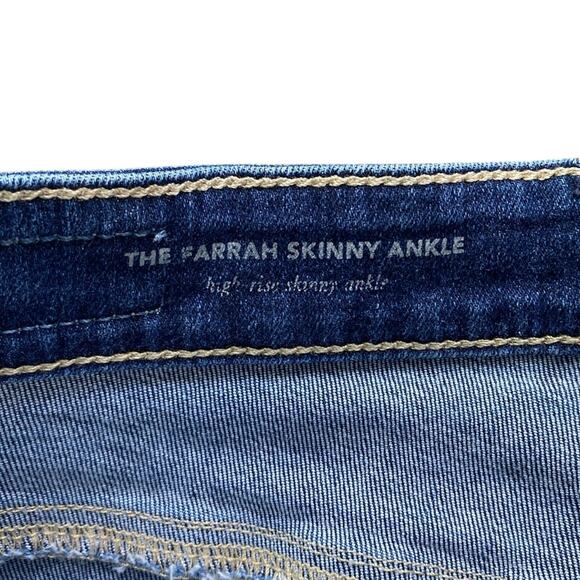 ADRIANO GOLDSCHMIED Skinny Jean Womens Sz 28 Blue Farrah Skinny Ankle Classic - Picture 3 of 9